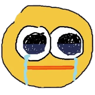 😢 Emoji, Triste, Llorando, Emocional telegram sticker