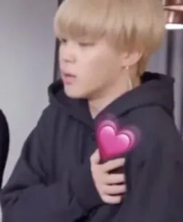 💗 Jimin kpop, idol, herz, süß, liebe, park jimin, jimin telegram sticker