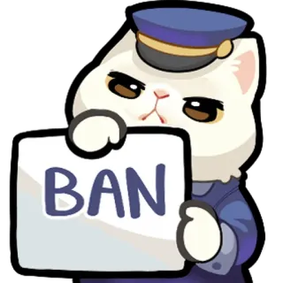 ❌ BAN telegram sticker
