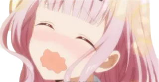 🥰 Chika Fujiwara Kaguya-sama: Love Is War Anime, Desenho animado, Chika Fujiwara, Kaguya-sama: Love is War, Fofo, Cabelo rosa telegram sticker