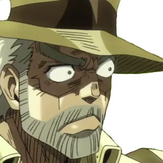 👀 Joseph Joestar JoJo's Bizarre Adventure Anime, Jojo, JJBA, Joseph Joestar, Fanart, Karakter telegram sticker