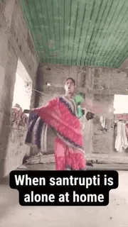 💃 When santrupti is alone at home whatsapp sticker