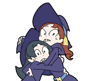😰 Anime, Dibujos animados, Lindo, Divertido, Abrazo telegram sticker