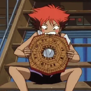 🍴 Ed Cowboy Bebop Anime, Cowboy Bebop, Ed, Faye Valentine, Spike Spiegel telegram sticker