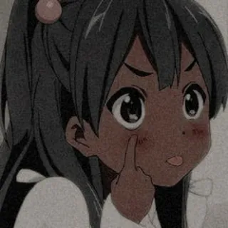 😜 Anime, Mädchen, Stinkefinger, Beleidigung telegram sticker