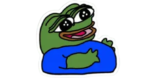 😂 Pepe the Frog pepe, sapo, meme, meme da internet, emoticon, sticker telegram sticker