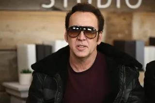 🥃 Nicolas Cage actor, celebrity, sunglasses, portrait, man telegram sticker