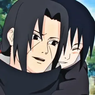 ⚔️ Itachi Uchiha Naruto Итачи, Саске, Наруто, Аниме, Братская любовь, Учиха telegram sticker