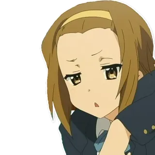 😒 anime, ragazza, personaggio, ritratto whatsapp sticker