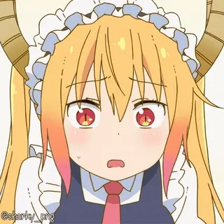😒 Tohru Miss Kobayashi's Dragon Maid @duriy_png telegram sticker