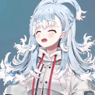 💦 Kobo Kanaeru Anime, Vtuber, Kobo Kanaeru, Carino, Avatar telegram sticker