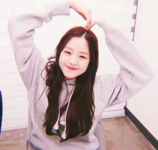 😊 Porträt, Frau, Herz, K-Pop, Lächeln, süß whatsapp sticker