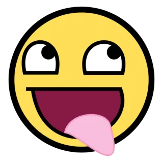 😋 Meme, Smiley, Faccia, Meme di internet, Lol, Umorismo telegram sticker