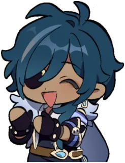👏 Kaeya Genshin Impact Anime, Spel, Genshin Impact, Kaeya, Sticker telegram sticker