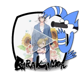 ▶ Barakamon BARAKAMON anime, barakamon, mordecai, sticker, japanese, characters, art telegram sticker