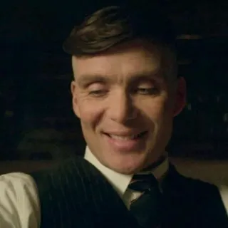 😂 Thomas Shelby Peaky Blinders Thomas Shelby, Cillian Murphy, Peaky Blinders, Gangster, Verbrechen, Anzug telegram sticker
