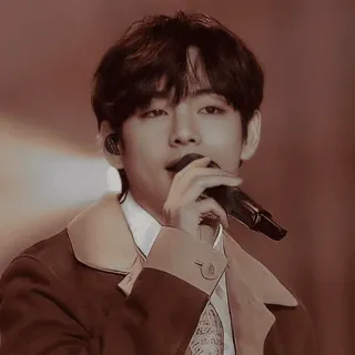 🫐 V K-pop, Ídolo, Cantante, BTS, Músico, Celebridad telegram sticker