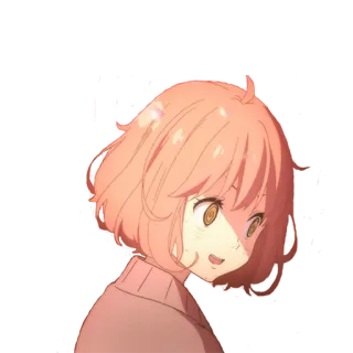 😖 Anya Forger Spy × Family anime, character, girl, pink hair, cute, spy family, anya whatsapp sticker