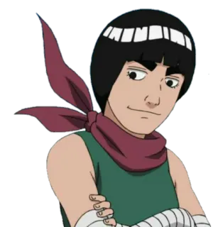 😊 Might Guy Naruto อนิเมะ, ตัวละคร, ไมท์ ไก, นารูโตะ, นินจา telegram sticker
