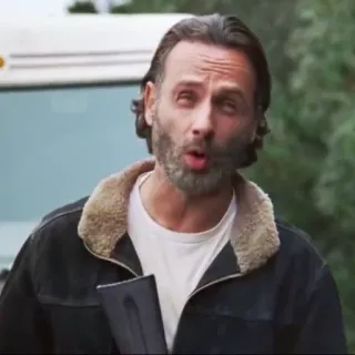 😘 Rick Grimes The Walking Dead The Walking Dead, Rick Grimes, Zombie, AMC, Post-Apocalyptic, Survival telegram sticker