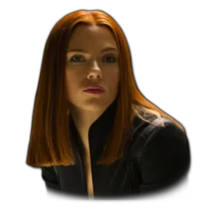 🙂 Black Widow Black Widow, Marvel, Avenger, superhero, Natasha Romanoff, movie character, female superhero telegram sticker