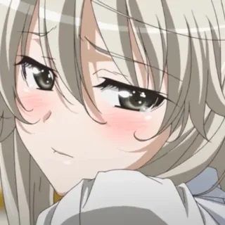 🏥 anime, girl, blush, cute telegram sticker