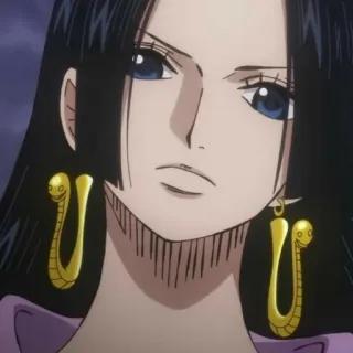 🥂 Boa Hancock One Piece 애니메이션, 만화, 캐릭터, 여자, 보아 행콕, 원피스, 해적, 보석 telegram sticker