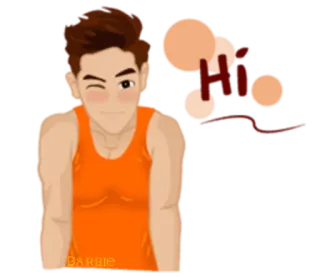 Barbie Boys - Greetings ! telegram stickers
