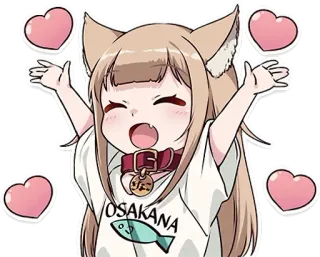 Osakana By @slepyash telegram stickers