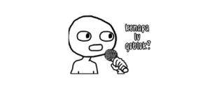 🔰 kenapa lv goblok? sticker, text, cartoon telegram sticker