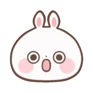 🐰 bunny, rabbit, cute, kawaii, animal, cartoon telegram sticker