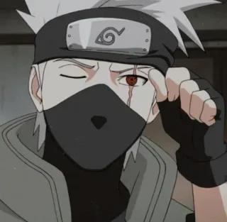 🗡️ Kakashi Naruto anime, manga, kakashi, naruto, ninja telegram sticker