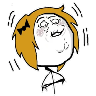 😍 밈, Rage Comic, 인터넷 밈, 유머, 웃긴, 만화 telegram sticker