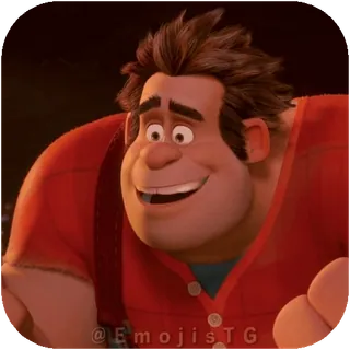 😒 Wreck-It Ralph telegram sticker