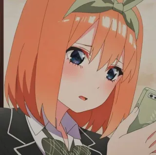 🌿 Anime, Bonito, Estudante, Rubor, Telefone whatsapp sticker