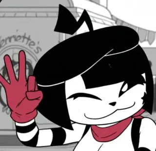 👌 ไมม์, ท่าทาง, การ์ตูน, น่ารัก, แมว, ผู้หญิง telegram sticker