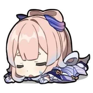⭐️ Sangonomiya Kokomi Genshin Impact kokomi, genshin impact, anime, chibi, video game, character, cute telegram sticker