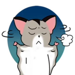🤗 Hamster, Cartoon, Tier, Süß, Erschöpft telegram sticker