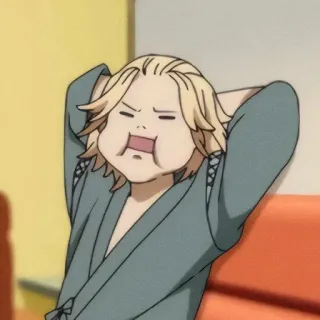 🎭 Mikey Tokyo Revengers anime, cartoon, expression, funny, mikey, tokyo revengers telegram sticker