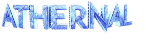 〰 ATHERNAL Etéreo, Hielo, Texto, Logo whatsapp sticker
