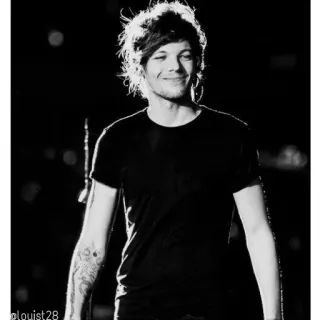 😀 Louis Tomlinson Louis Tomlinson, cantor, One Direction, retrato, celebridade telegram sticker