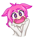 🤩 アニメ, 漫画, 女の子, 可愛い, ピンク髪, 面白い, キラキラ, カワイイ telegram sticker