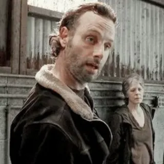 🤨 Rick Grimes The Walking Dead the walking dead, rick grimes, zombie, apocalypse, tv show, character telegram sticker