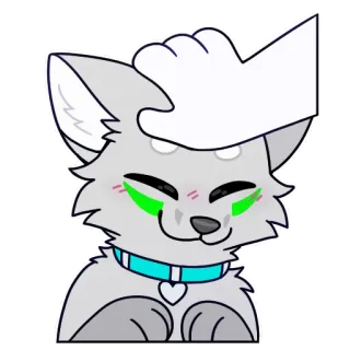 ☺️ fictional wolf telegram sticker