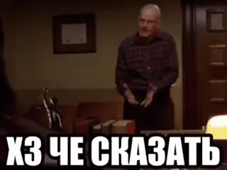 🌟 ХЗ ЧЕ СКАЗАТЬ не уверен, в замешательстве, выражение, русский, текст, мем whatsapp sticker