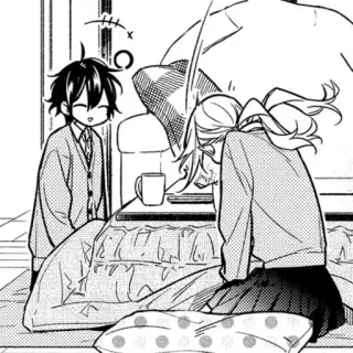 ♠️ Anime, Mangá, Casal, Slice of life, Kawaii, Fofo, Kotatsu telegram sticker