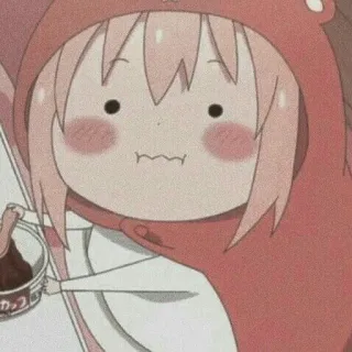 😐 Anime, Carino, Chibi, Rosa, Cartone animato, Personaggio, Kawaii, Manga telegram sticker