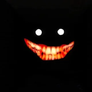 🔪 miedo, terror, tenebroso, monstruo, oscuro, dientes, sonrisa telegram sticker