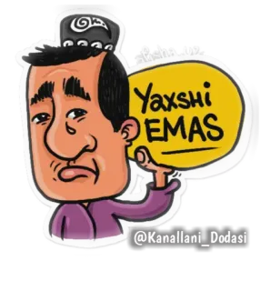 👎 Yaxshi EMAS telegram sticker