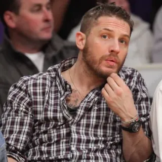 🤨 Tom Hardy acteur, homme, célébrité, portrait telegram sticker